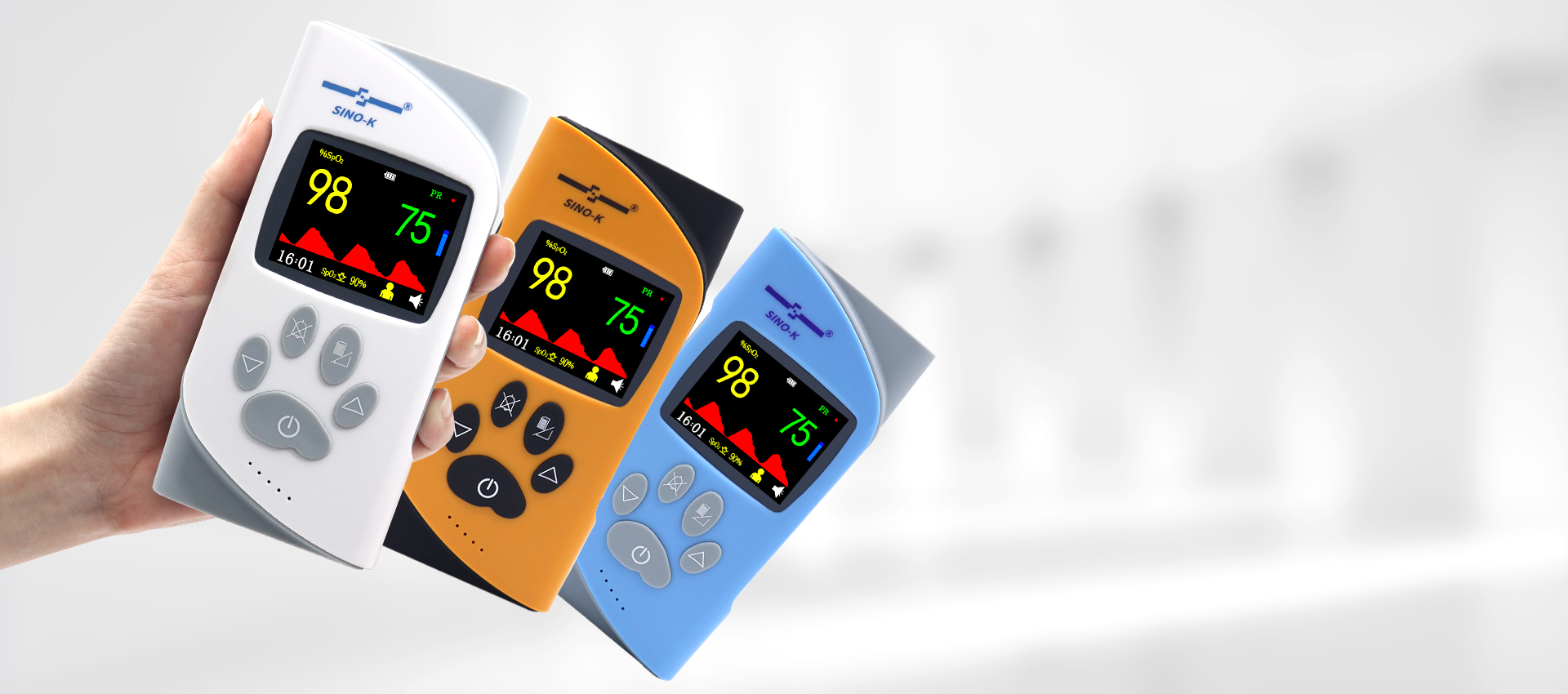 New Products
SPH100 
Handheld Pulse Oximeter